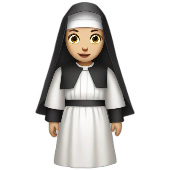 The nun emoji