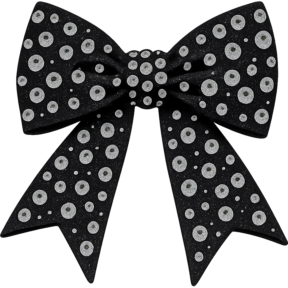 Rhinestone  goth bow, remove background emoji