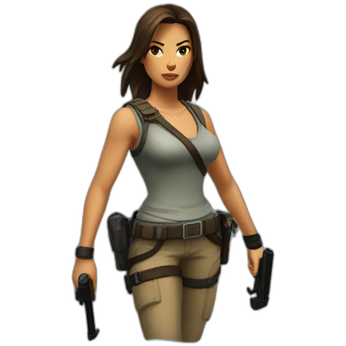 Lara croft cambre emoji
