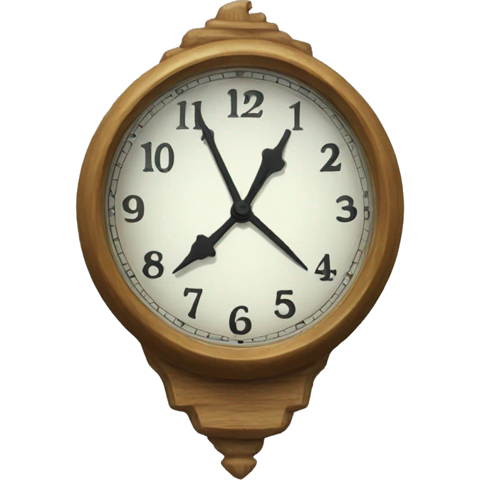 clock that  emoji