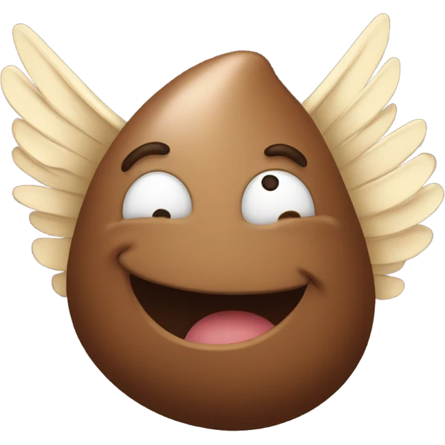 Flying turd emoji
