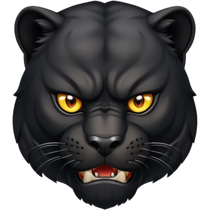 angry panther full  emoji