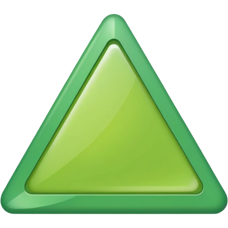 a green triangle emoji
