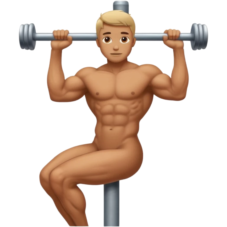 Stripper on a pole naked emoji