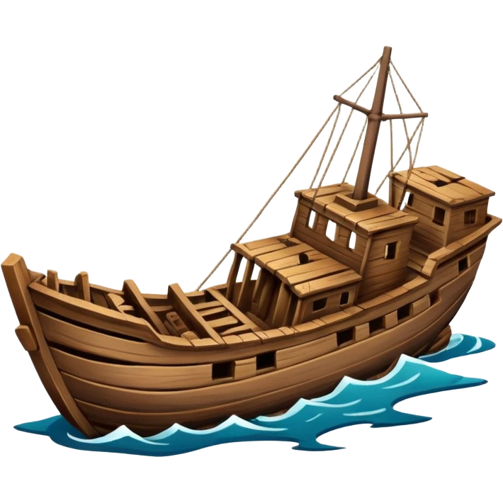 bateau naufrage emoji