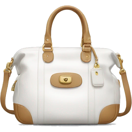 white coach bag emoji