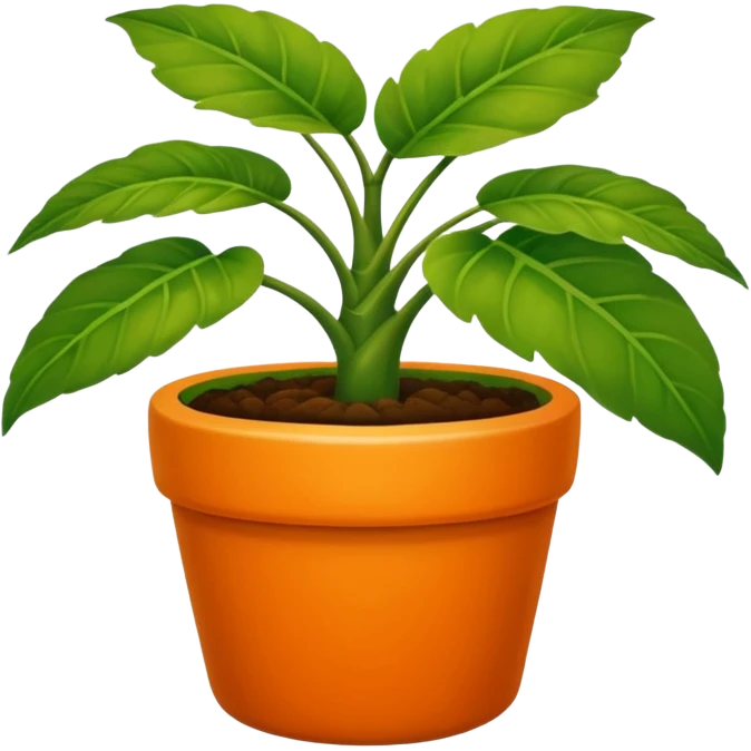 Una planta bonita con una masetá de color: FFACC4 emoji