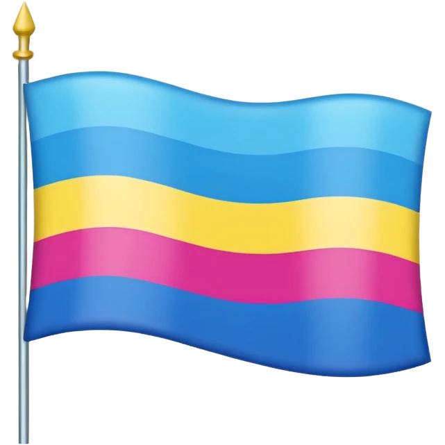 polysexual flag emoji