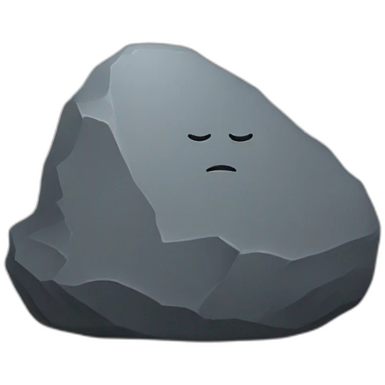 Rock emoji