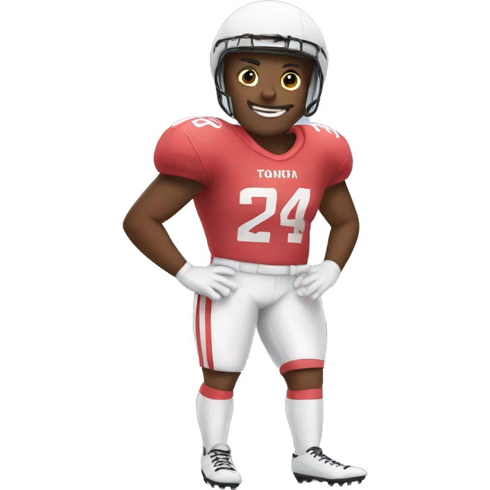 Football player in ballerina shoes  emoji
