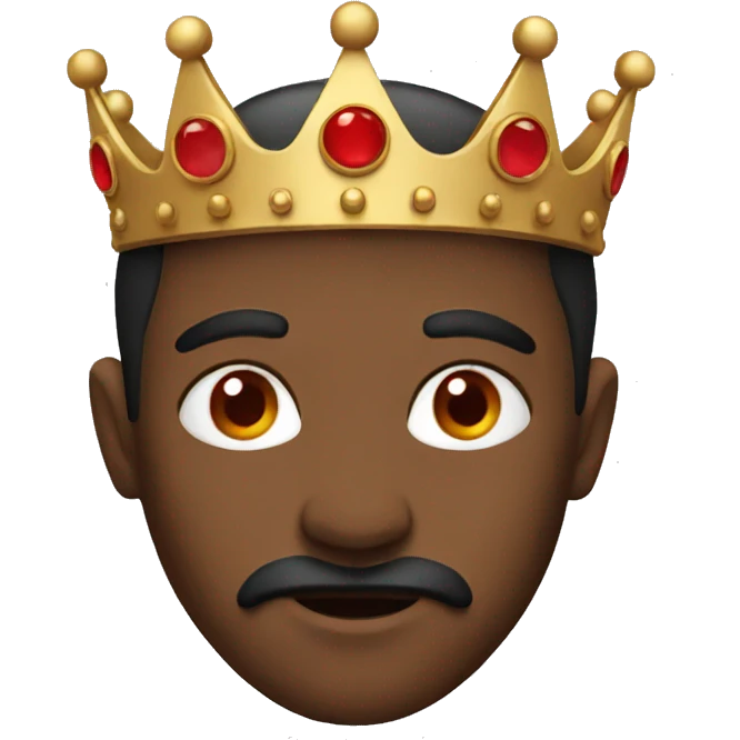 King with red eyes  emoji