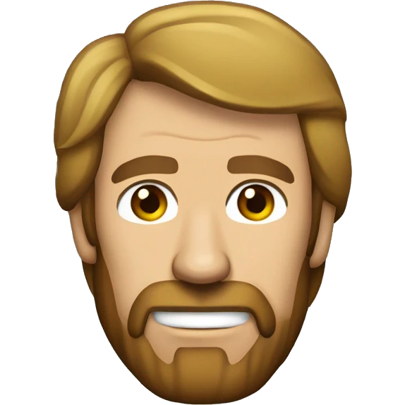 chuck-norris-approve without beard and moustaches emoji