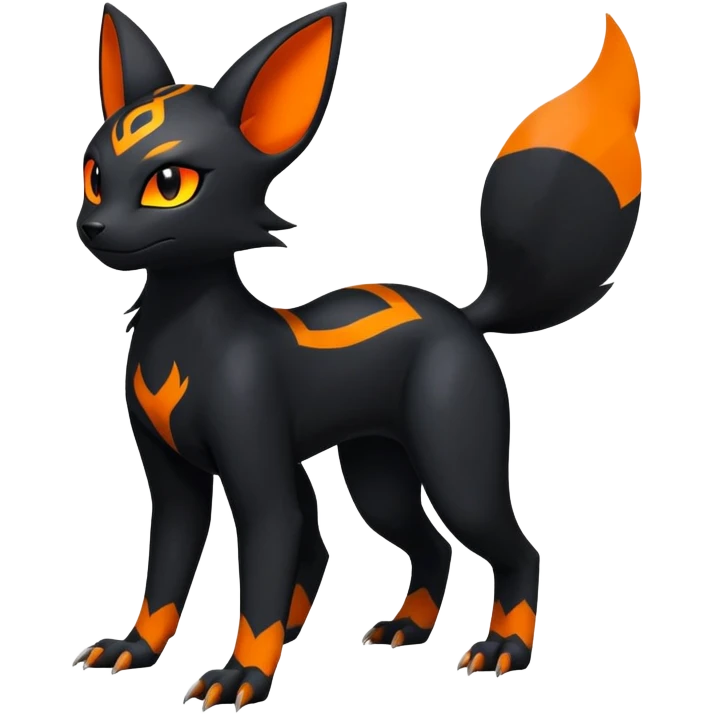 Salandit-Umbreon-Litten-Hybrid (Full body) emoji