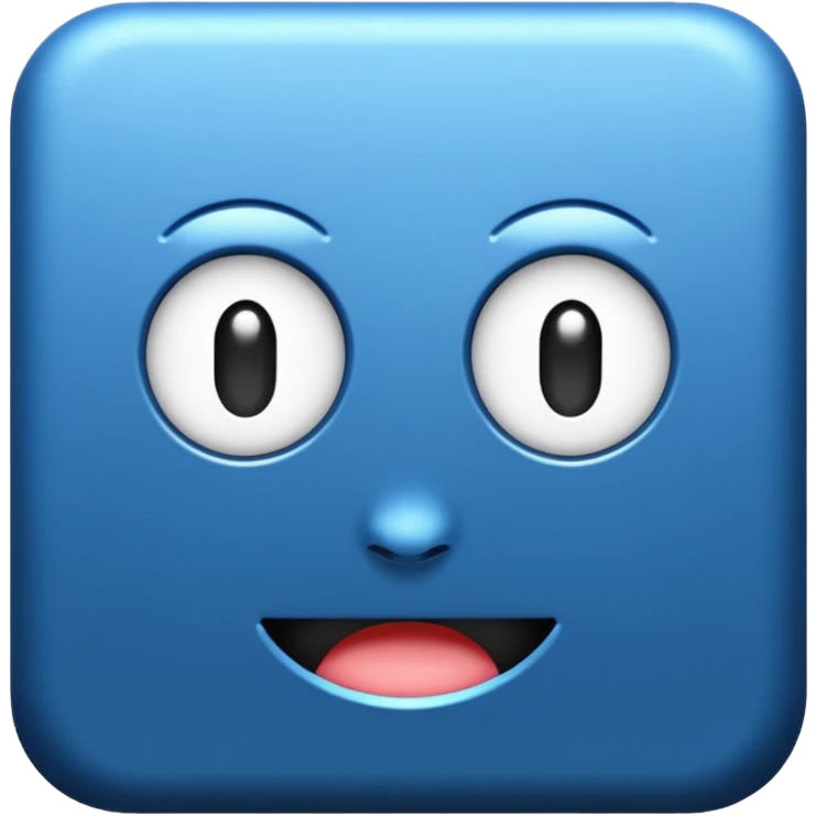 haceme un sprunki con cuerpo cuadrado  fino emoji