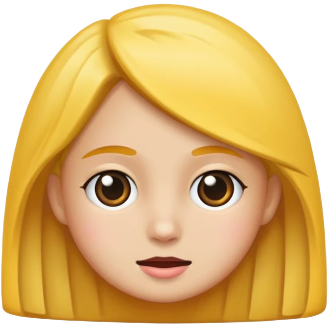 Niña colocha emoji