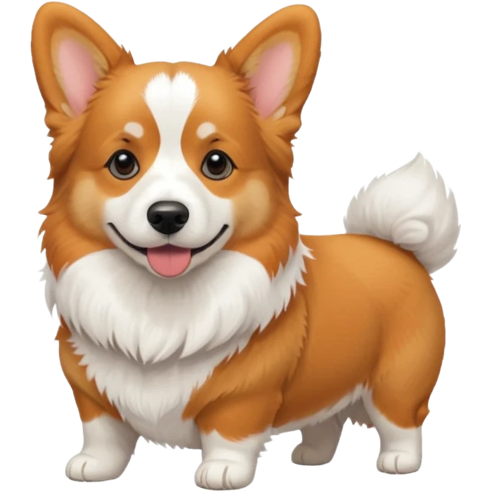 1 cotton de tulear and 1 corgi emoji