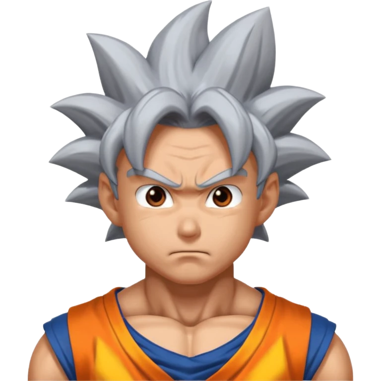 Goku Grey hair emoji