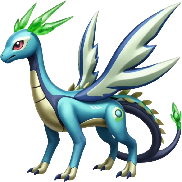 Meloetta-Zygarde-Cresselia-Palkia-Dialga-Electrike-Manectric-Fakémon-fusion, full body emoji