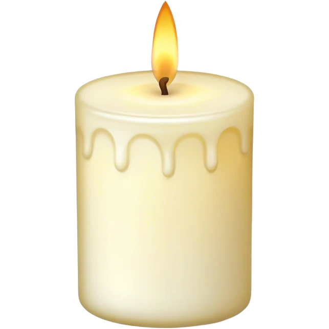 Vanilla scented candle emoji