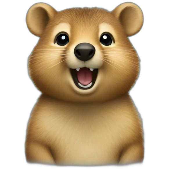 a-happy-quokka-which-is-wearing-green-sleeveless emoji