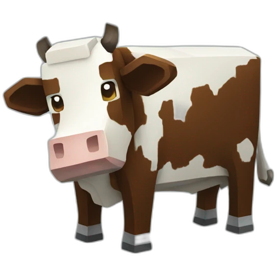 minecraft cow emoji