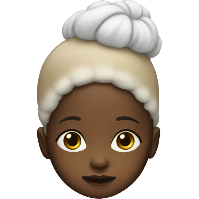 Black baby with white aunt  emoji