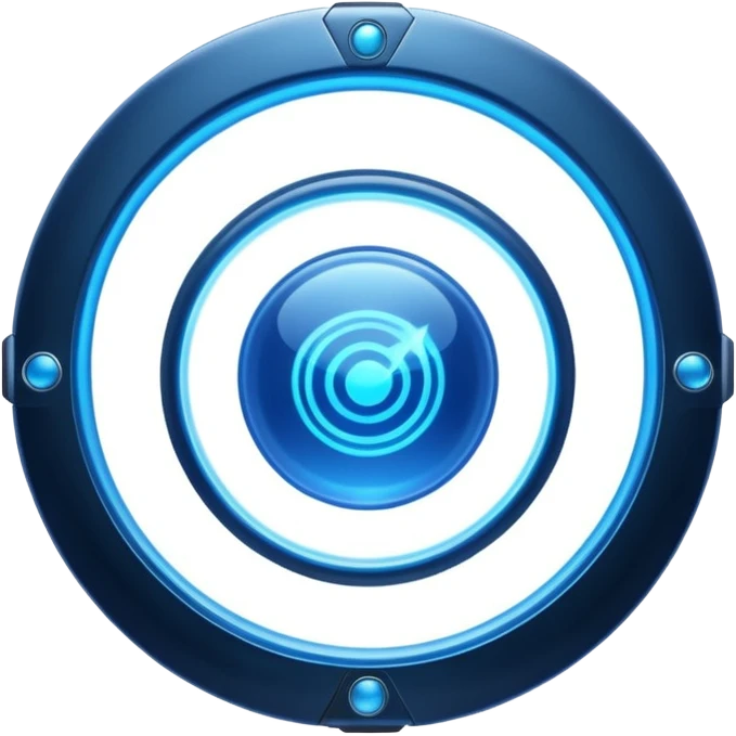 high tech space energy shield emoji