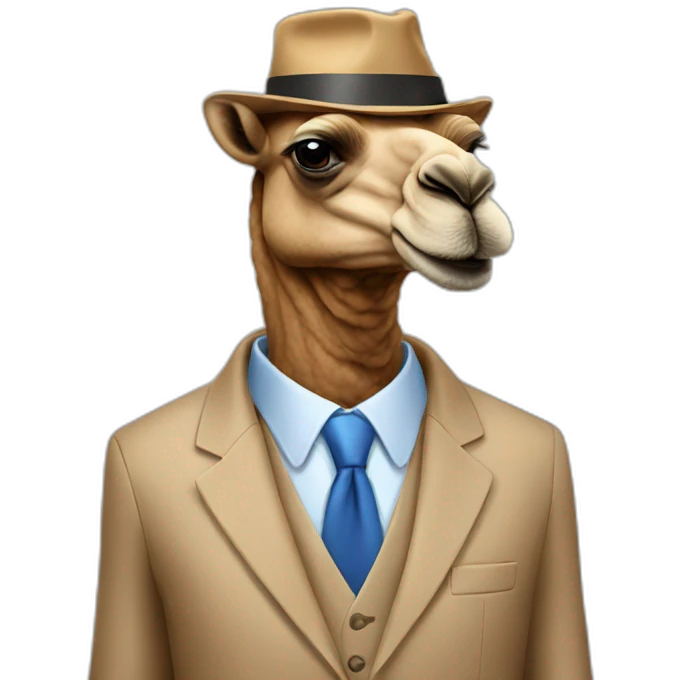 camel businessman emoji