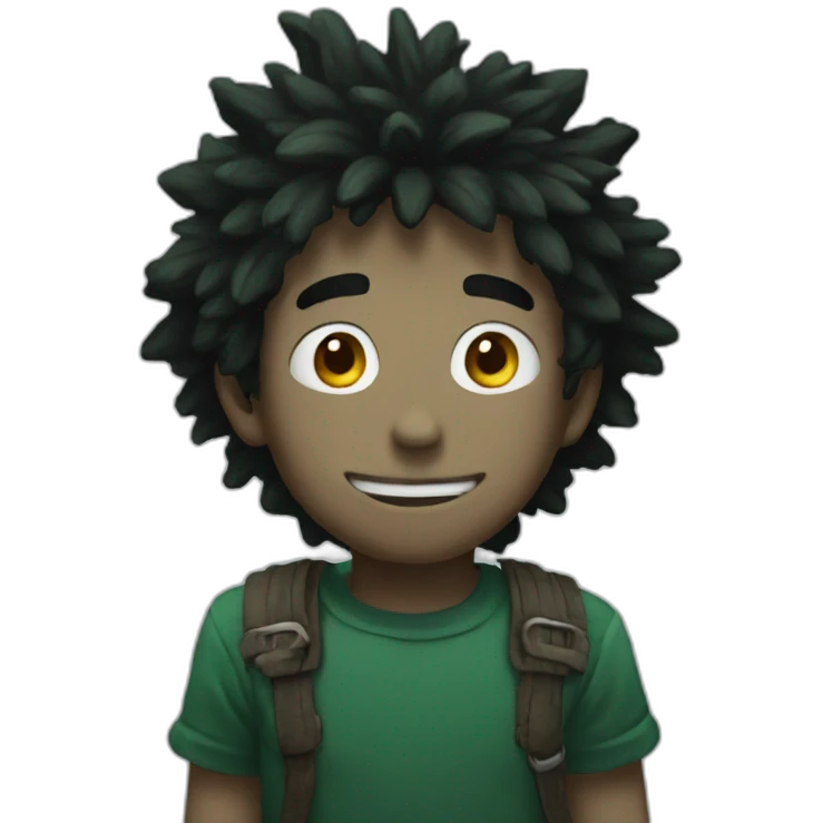 Dark deku emoji