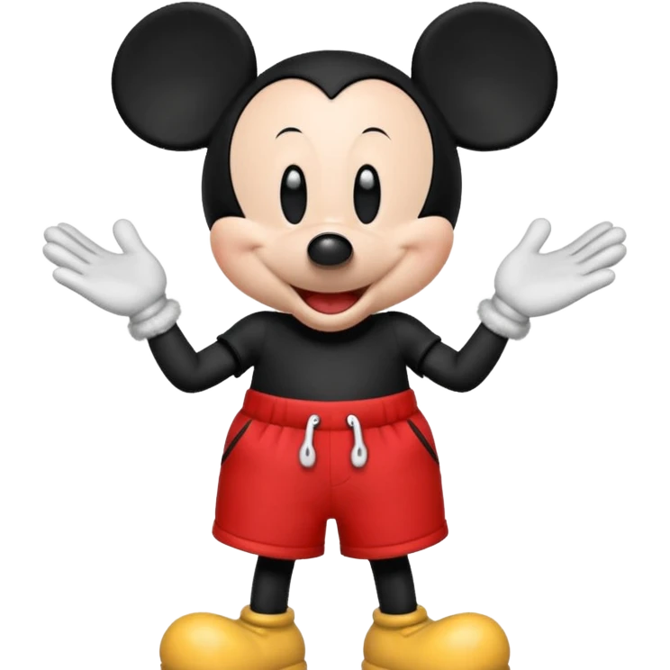 Mickey mouse emoji