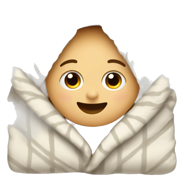 cozy blanket emoji