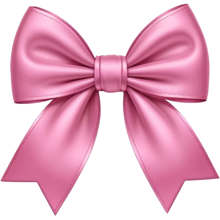 Pink bow emoji emoji