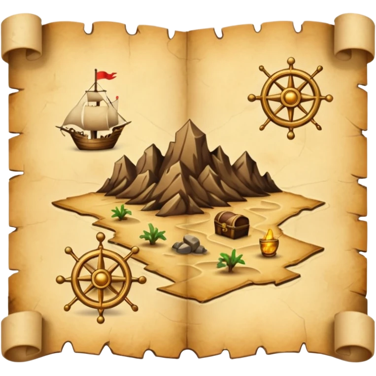 Treasure Map emoji