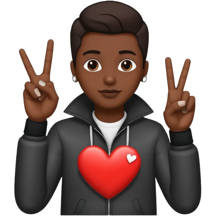 🤘🏿❤️ emoji