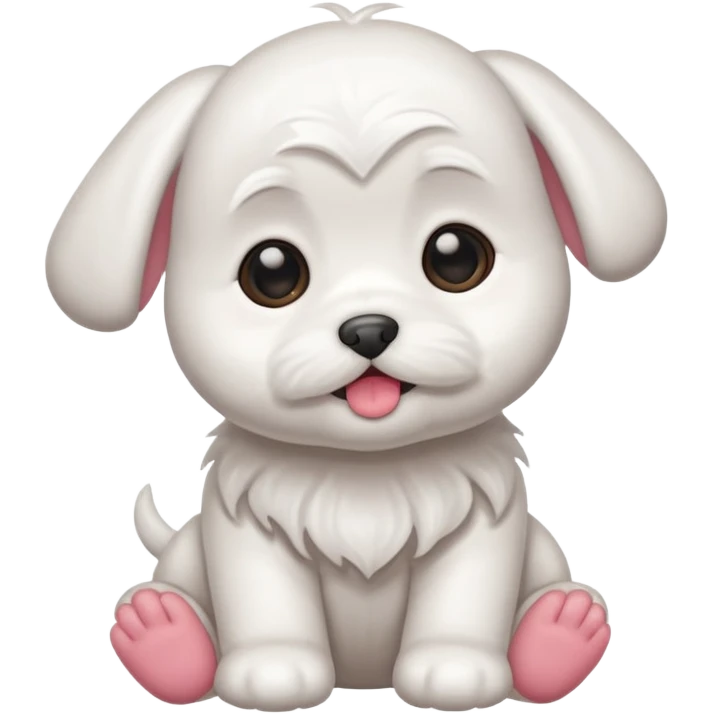 baby maltese  emoji