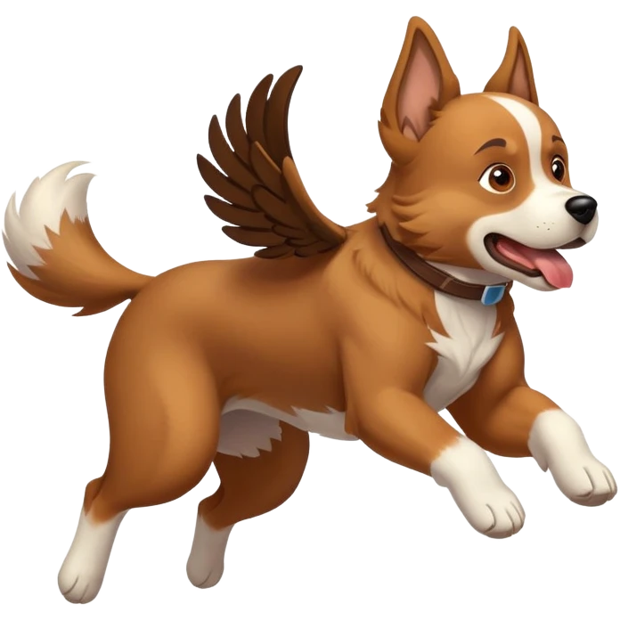 Perro volando  emoji