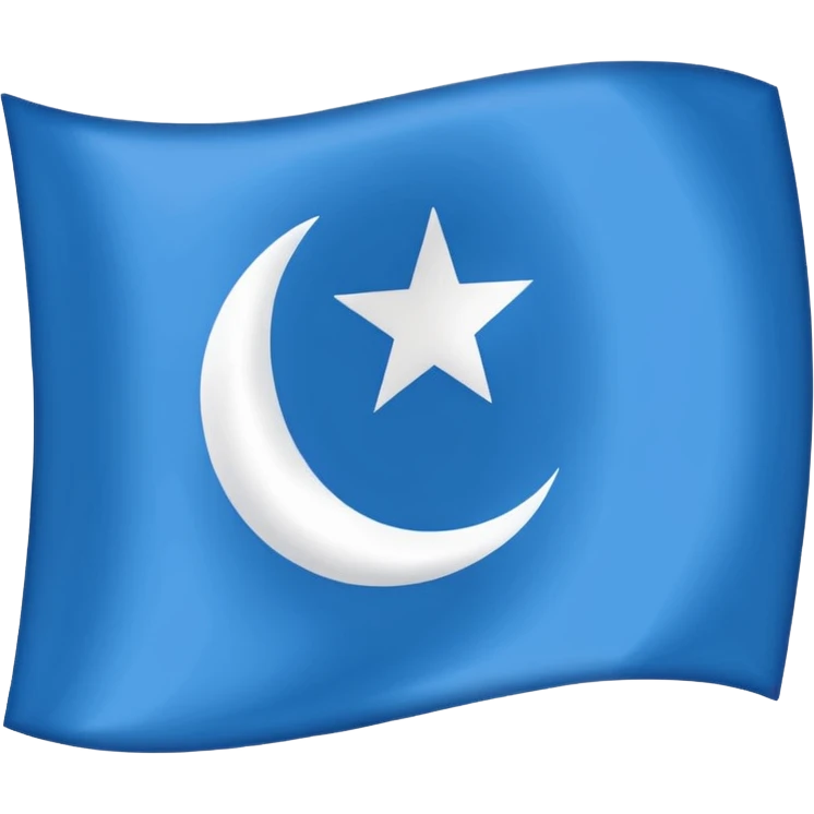 The flag of Awdal state in somalia emoji