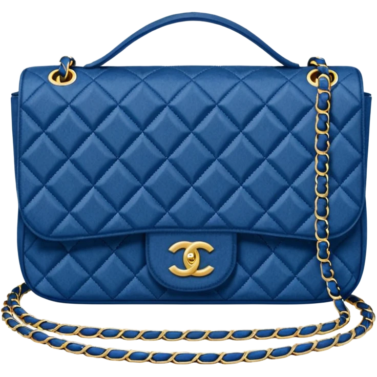 chanel denim bag emoji