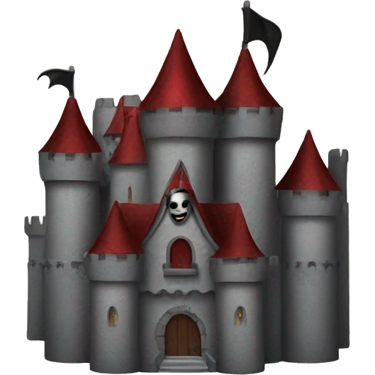 Vampire castle emoji