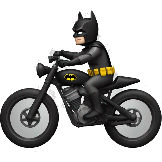 batman on a bike text emoji