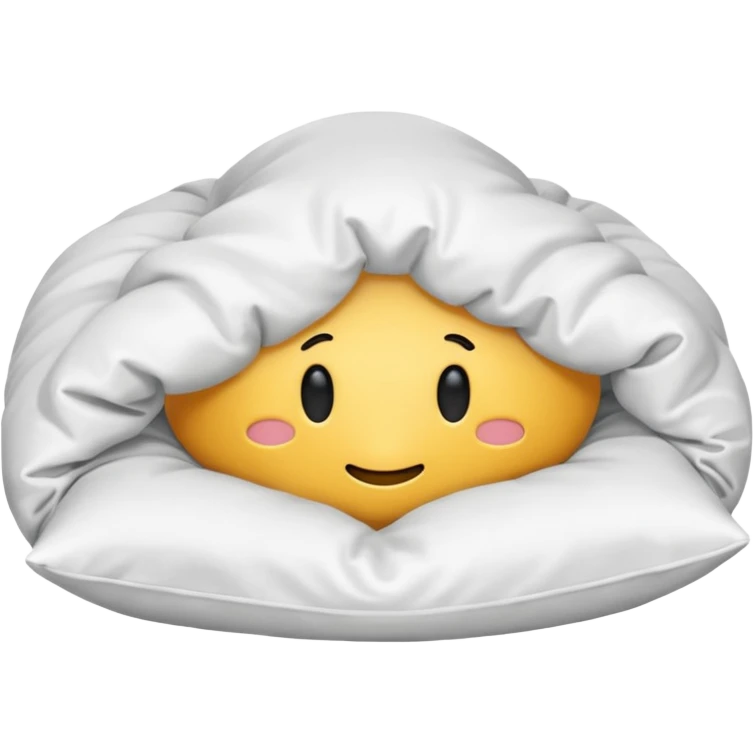 Oreiller sans visage emoji