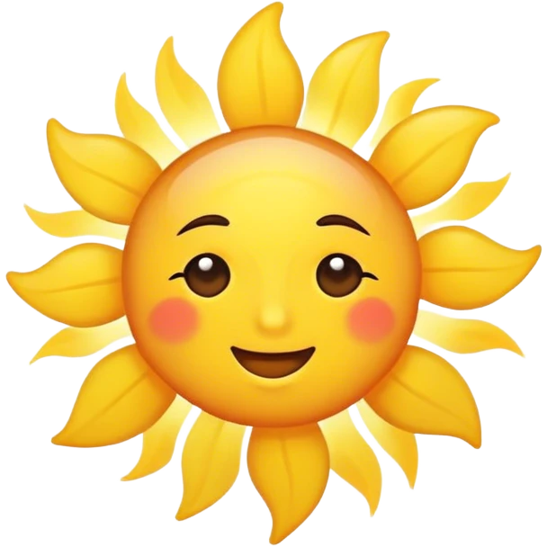 sunshine emoji