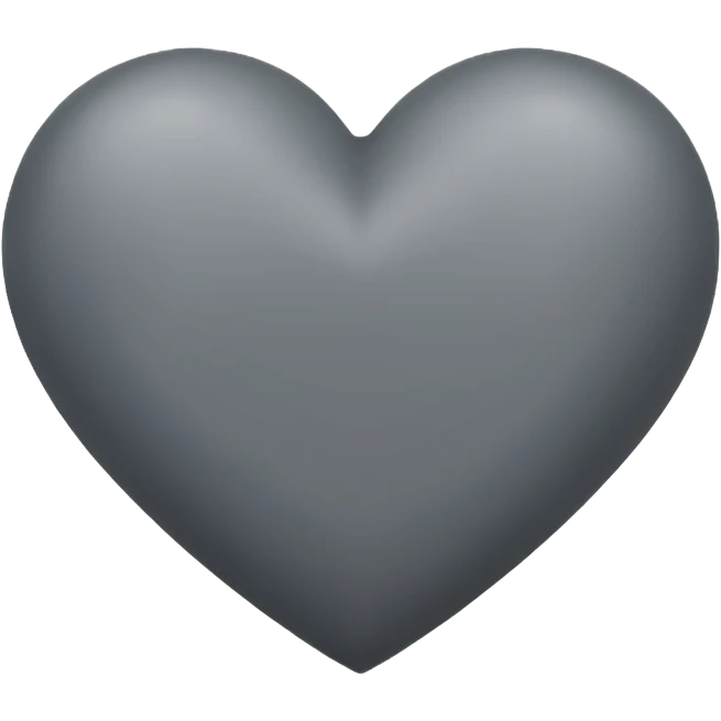 gray heart emoji