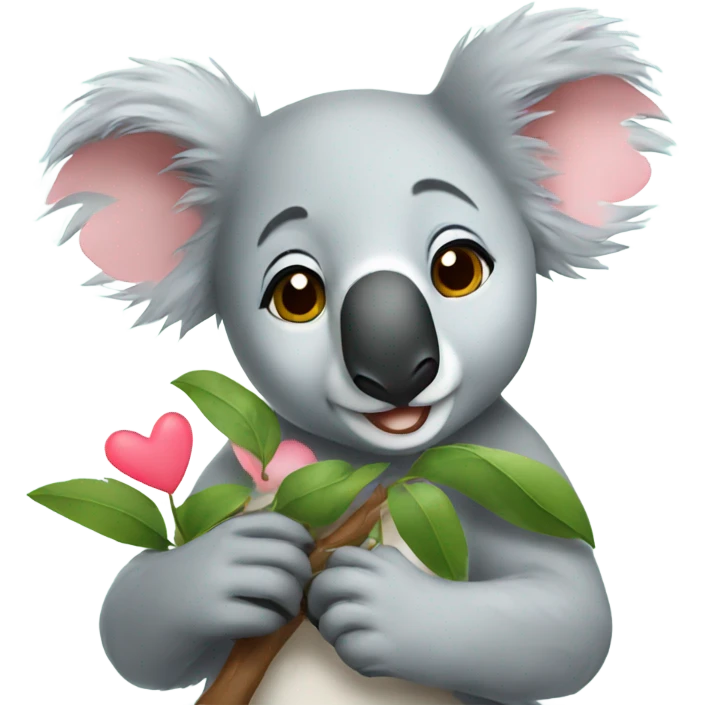 Koala love emoji