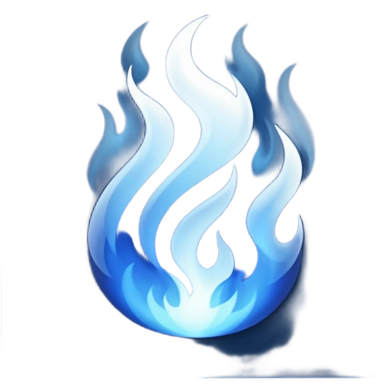 can you make me a dark blue fire emoji pls emoji