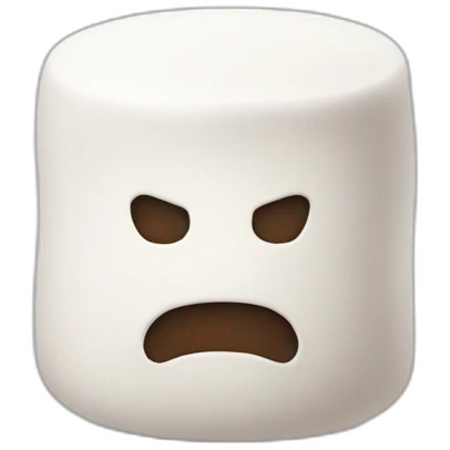 Marshmallow without face emoji