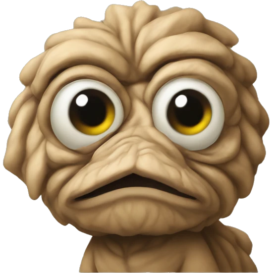 wrinkled coquí emoji