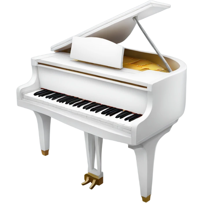 white piano emoji