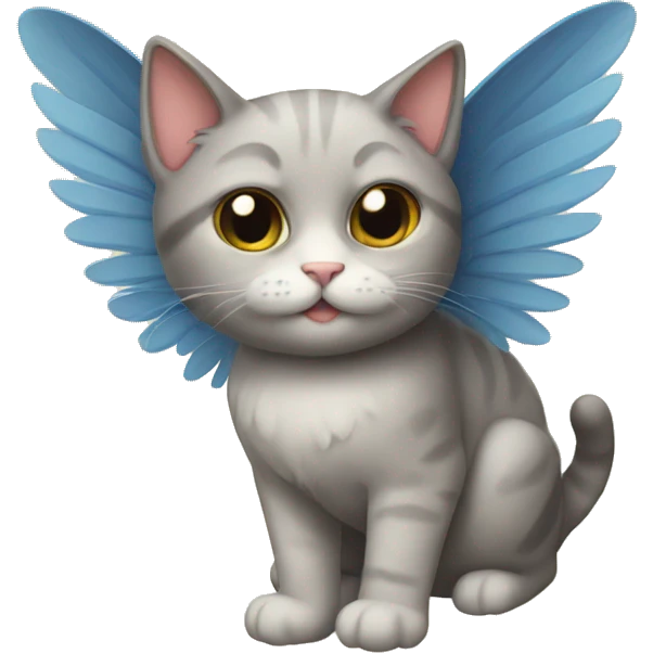 Cat with wings emoji