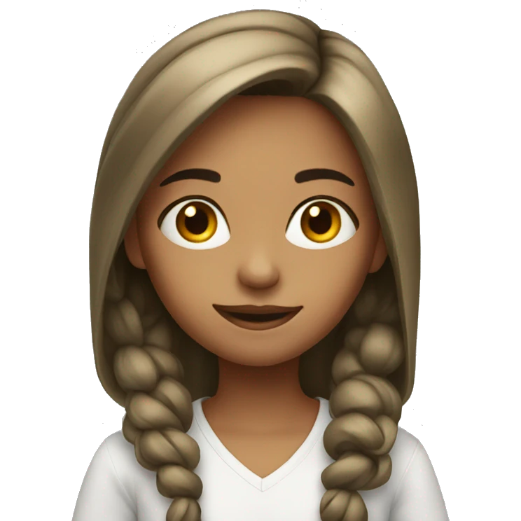 A girl  emoji